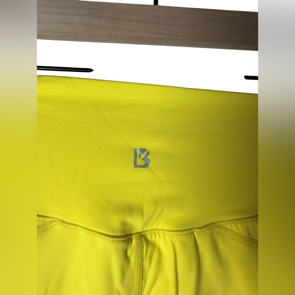 Buffbunny Collection High Waist Yellow Athletic Shorts Women’s Size Small - Picture 6 of 7